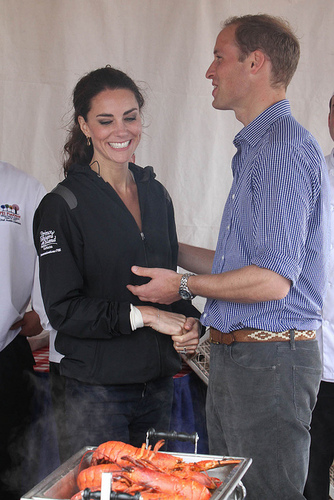  Prince William & Catherine - after race