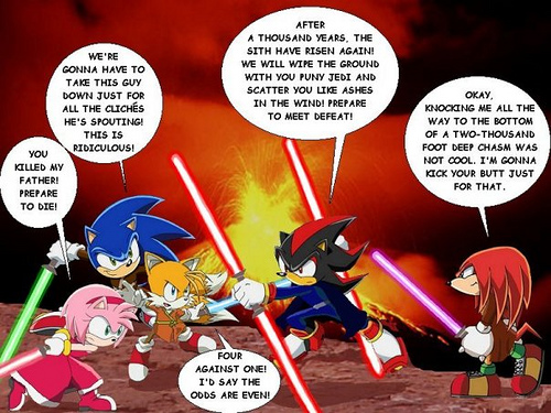  Sonic estrella Wars