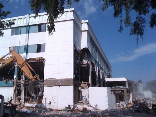  The Hospital is being demolished!