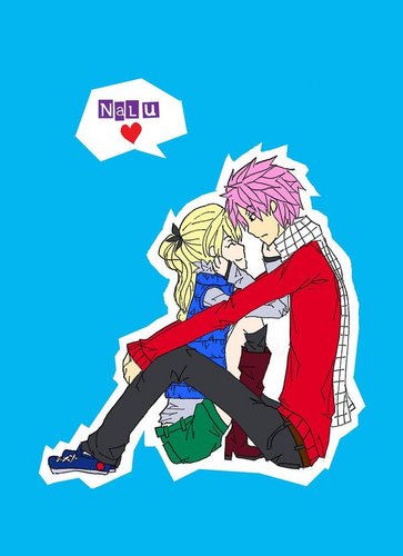  natsu and lucy always there for each other