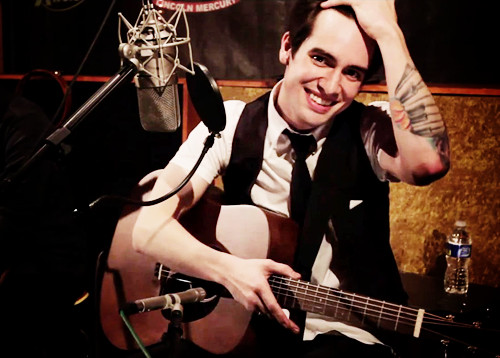 Brendon during recording