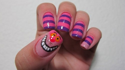 Cheshire Cat nails
