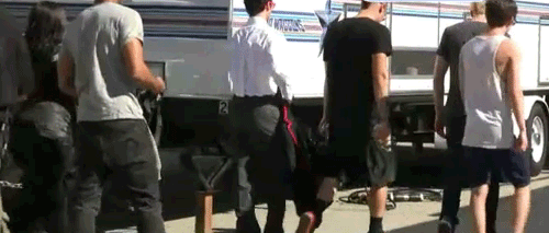  Darren & Chord walking onset of Glee<3