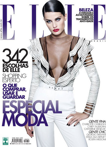  Elle Brazil March 2011 Cover: Isabeli Fontana oleh Gui Paganini
