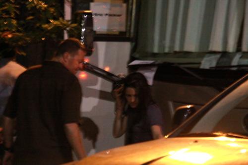  Kristen on the set of Cosmopolis-July 7th
