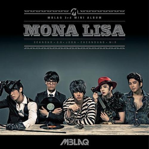  MBLAQ's 3rd mini album cover: Mona Lisa