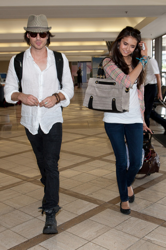  Nina - Leaving LAX with Ian - July 07, 2011