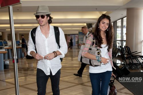  Nina and Ian departing LAX Airport, July 7