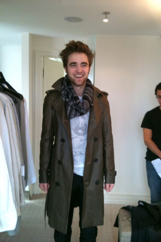 Rob dressed by Burberry in 2010