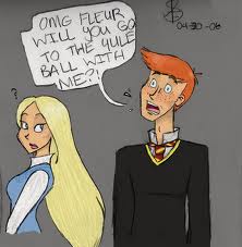  Ron ask Fleur to the yule ball