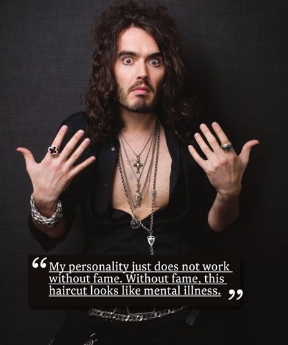  Russell Brand being funny