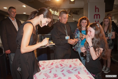  Selena - CD Signing at HMV oxford Circus - July 05, 2011