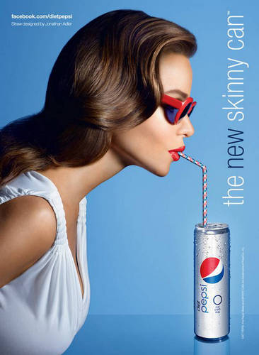  Sofia's Diet Pepsi Print Ad