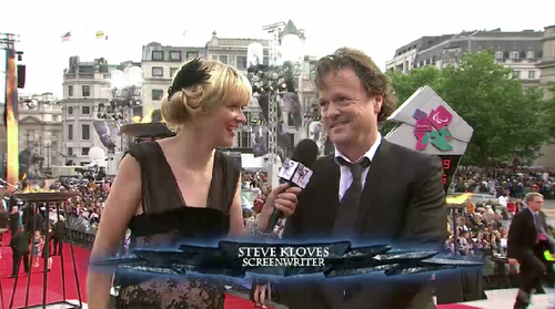  Steve Kloves being interviewed