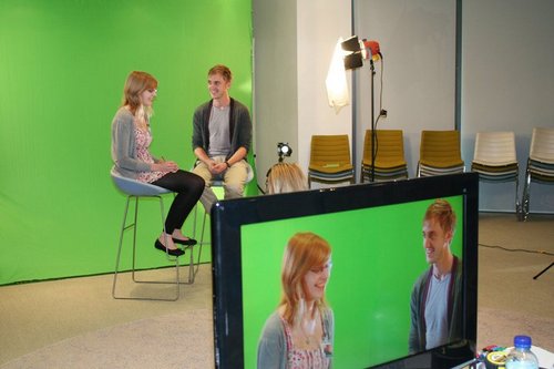  The EA Reporters tour our studios with Tom Felton - July 2011