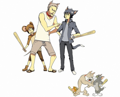  Tom and Jerry humanized