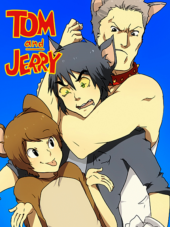 Tom and Jerry humanized anime