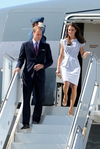  Will and Kate arrive at LAX