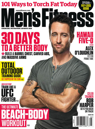 Alex O’Loughlin on Men’s Fitness Cover August 2011
