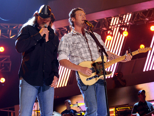  Blake Shelton - 45th Annual Academy Of Country Music Awards - Rehearsals