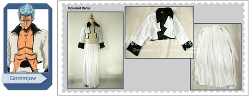  Bleach Grimmjow Jeagerjaques Pantera Form Cosplay Costume