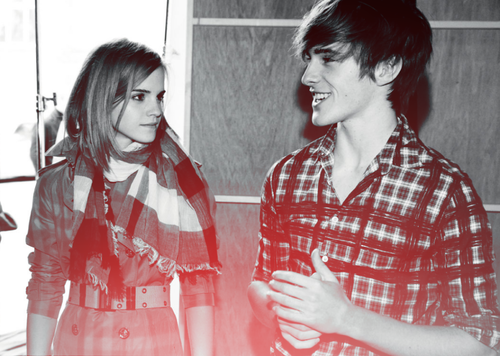  Emma and Alex Watson at burberry shoot