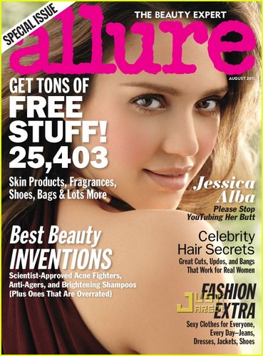  Jessica Alba Covers 'Allure' August 2011
