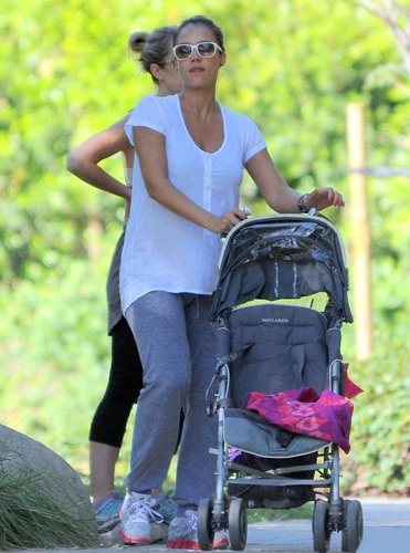  Jessica - At the park in Beverly Hills - July 10, 2011