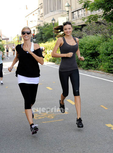  July 9: Running with Miranda Kerr