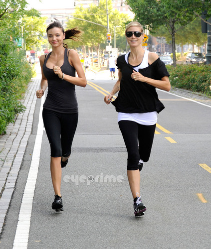  July 9: Running with Miranda Kerr