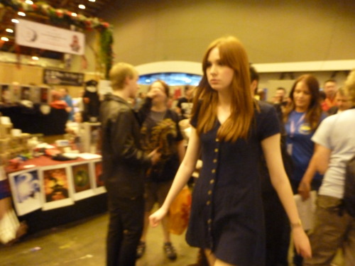  Karen at the 런던 Film and Coimic Con 9th July 2011