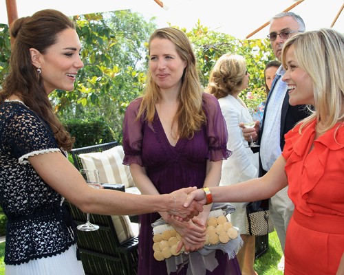  Kate Middleton & Reese Witherspoon Bond At Tusk's Trust