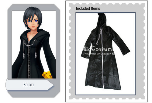  Kingdom Hearts Organization XIII Roxas Cosplay Costume