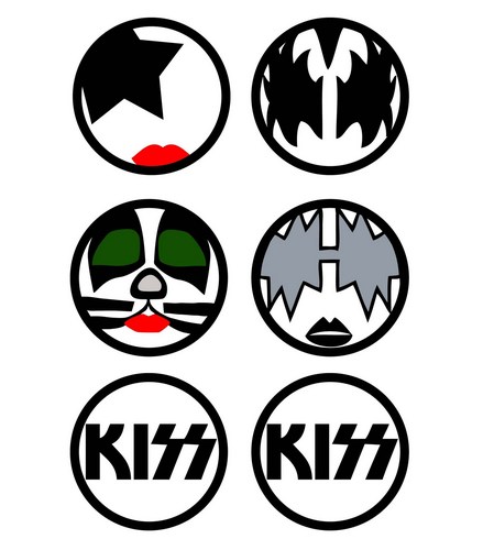 Kiss logo's