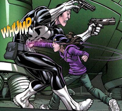 Punisher gets owned by an eleven year old girl 
