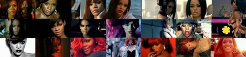 Rihanna Music Video Compiliation