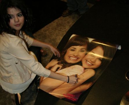  Selena Autographed Princess Protection Program Poster