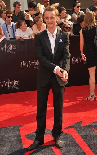  Tom at the NYC premiere of 'Harry Potter and the Deathly Hallows: Part 2' (July 11).