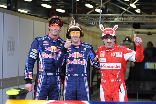 Vettle, Alonso And Webber