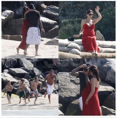  Victoria Beckham Hits the समुद्र तट With Shirtless David and Her Boys Just Days Before Giving Birth