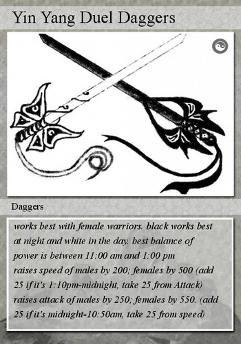 Yin Yang Duel Daggers