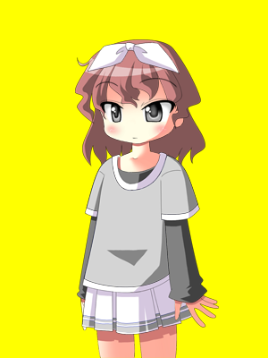 anime girl(created by me)