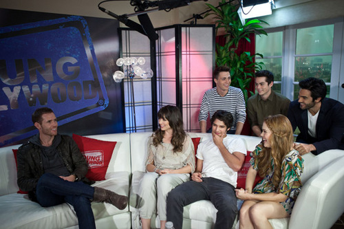 "Teen Wolf" Cast Visit Young Hollywood Studio - 10.06.11