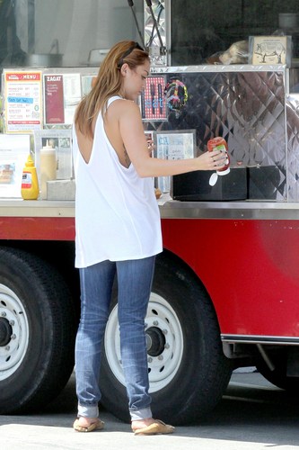 13. JULY - AT A TRENDY FOOD TRUCK IN CULVER CITY WITH TISH 