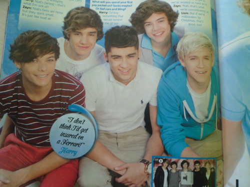 1D = Heartthrobs (I Ave Enternal Love 4 1D & Always Will) 1D In Top Of Pops Mag! 100% Real ♥