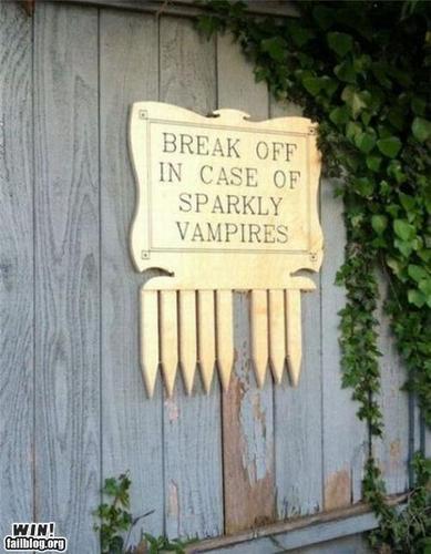  Break off in case of sparkly Vampiri#From Dracula to Buffy... and all creatures of the night in between.