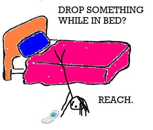 Drop Something While in Bed