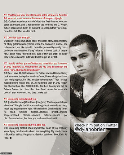  Dylan O'Brien - Troix Magazine 'Boys of Summer' Issue (Scans & Outtakes)