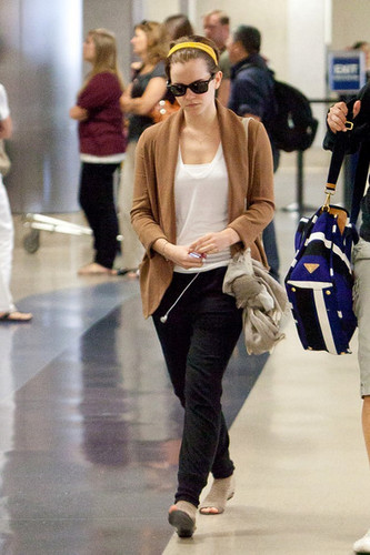  Emma Watson at LAX