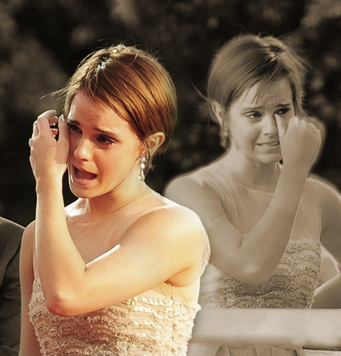 Emma Watson crying